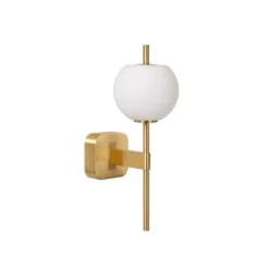 Lucide ELDA Wandlamp Badk.-Mat Go.-1xG9-33W-IP44-Metaal Discount