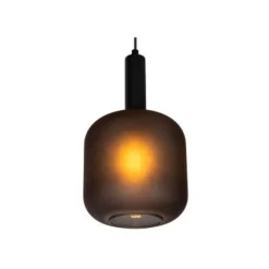 Lucide ELOISE Hanglamp-Zwart-Ø40-3xE27-40W-Glas Discount