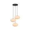 Lucide ELYSEE Hanglamp-Opaal-Ø55-3xE27-40W-Glas Outlet