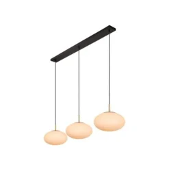 Lucide ELYSEE Hanglamp-Opaal-3xE27-40W-Glas Hot