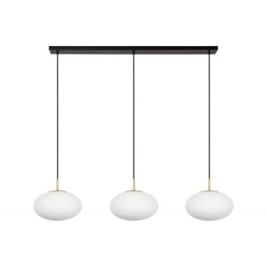 Lucide ELYSEE Hanglamp-Opaal-3xE27-40W-Glas Hot