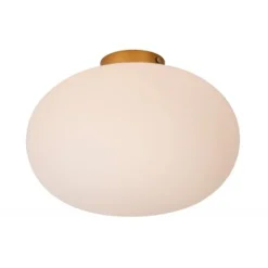 Lucide ELYSEE Plafonnière-Opaal-Ø38-1xE27-40W-Glas Sale