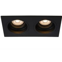 Lucide EMBED - Inbouwspot - 2xGU10 - Zwart Discount