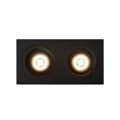 Lucide EMBED - Inbouwspot - 2xGU10 - Zwart Discount