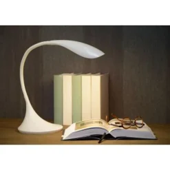 Lucide EMIL - Bureaulamp - Ø 17 cm - LED Dimb. - 1x6W 3000K - Wit Online