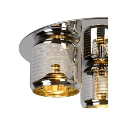 Lucide ERYN - Plafonnière - Ø 38 cm - 3xG9 - Chroom Clearance