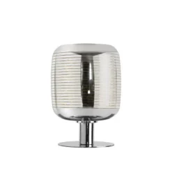 Lucide ERYN - Tafellamp - Ø 20 cm - 1xE27 - Chroom