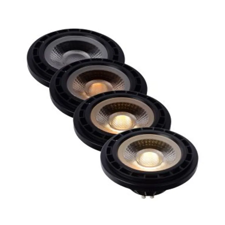 Lucide ES111 - Led lamp - Ø 11 cm - LED Dim to warm - GU10 - 1x12W 2200K/3000K - Zwart Discount