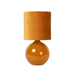 Lucide ESTERAD Tafellamp-Okerge.-1xE14-60W-Glas Best