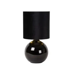 Lucide ESTERAD Tafellamp-Zwart-1xE14-60W-Glas Hot