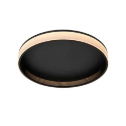 Lucide ESTREJA Plafonnière-Zwart-Ø40-LED Dimb.-40W New