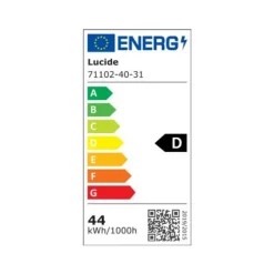 Lucide ESTREJA Plafonnière-Wit-Ø40-LED Dimb.-40W
