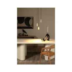 Lucide EVORA Hanglamp-Taupe-Ø25-3xGU10-35W-Metaal