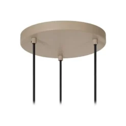 Lucide EVORA Hanglamp-Taupe-Ø25-3xGU10-35W-Metaal