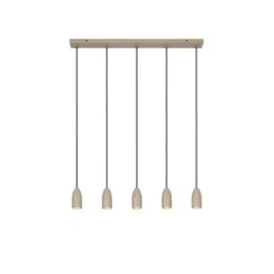 Lucide EVORA Hanglamp-Taupe-Ø10-5xGU10-35W-Metaal Discount