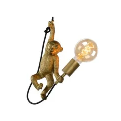 Lucide EXTRAVAGANZA CHIMP - Hanglamp - Ø 18 cm - 1xE27 - Zwart Online