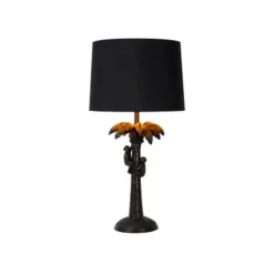 Lucide EXTRAVAGANZA COCONUT - Tafellamp - Ø 30,5 cm - 1xE27 - Zwart Best