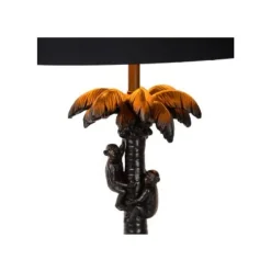 Lucide EXTRAVAGANZA COCONUT - Tafellamp - Ø 30,5 cm - 1xE27 - Zwart Best