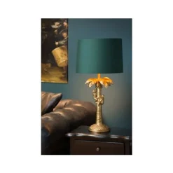 Lucide EXTRAVAGANZA COCONUT - Tafellamp - Ø 30,5 cm - 1xE27 - Mat Goud / Messing Online