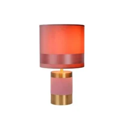Lucide EXTRAVAGANZA FRIZZLE - Tafellamp - Ø 18 cm - 1xE14 - Roze Outlet