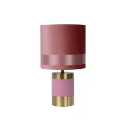 Lucide EXTRAVAGANZA FRIZZLE - Tafellamp - Ø 18 cm - 1xE14 - Roze Outlet