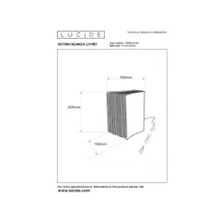 Lucide EXTRAVAGANZA LIVRET - Tafellamp - 1xE14 - Zwart Hot