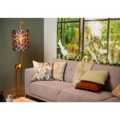 Lucide EXTRAVAGANZA MISS TALL - Vloerlamp - Ø 35 cm - 1xE27 - Mat Goud / Messing Sale