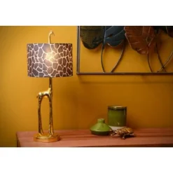 Lucide EXTRAVAGANZA MISS TALL - Tafellamp - Ø 25 cm - 1xE27 - Mat Goud / Messing Clearance