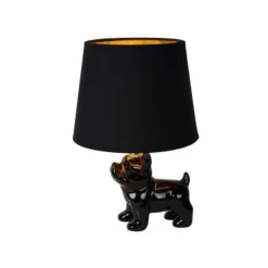 Lucide EXTRAVAGANZA SIR WINSTON - Tafellamp - 1xE14 - Zwart Hot