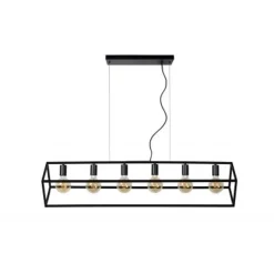 Lucide FABIAN - Hanglamp - 6xE27 - Zwart Best