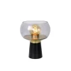 Lucide FARRIS Tafellamp-Zwart-1xE27-25W-Glas Online