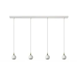 Lucide FAVORI - Hanglamp - 4xGU10 - Wit Hot