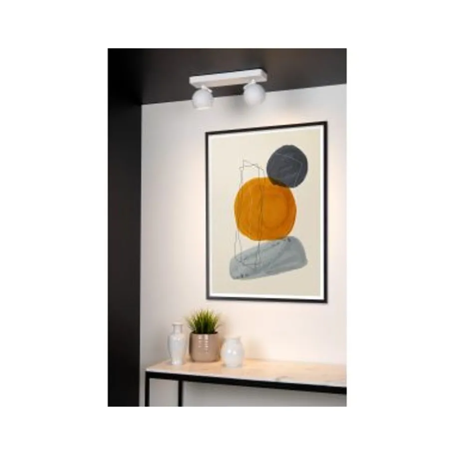 Lucide FAVORI - Plafondspot - 2xGU10 - Wit Online