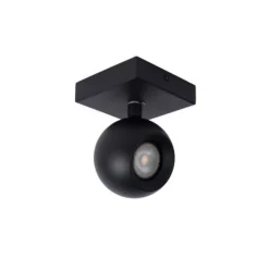 Lucide FAVORI - Plafondspot - 1xGU10 - Zwart Clearance