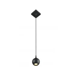 Lucide FAVORI Hanglamp Badk.-Zwart-1xGU10-50W-IP44-Metaal Discount