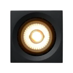 Lucide FEDLER Plafondspot Dim-to-warm GU10 Vierkant Zwa New