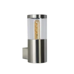 Lucide FEDOR - Wandlamp Buiten - 1xE27 - IP44 - Mat chroom Clearance