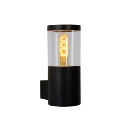 Lucide FEDOR - Wandlamp Buiten - 1xE27 - IP44 - Zwart Discount