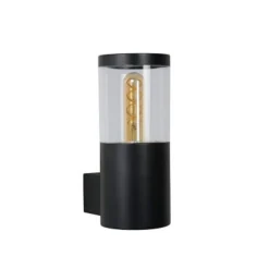 Lucide FEDOR - Wandlamp Buiten - 1xE27 - IP44 - Zwart Discount