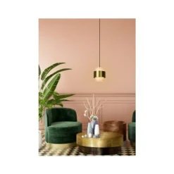 Lucide FIRMIN - Hanglamp - Ø 20 cm - 1xE27 - Mat Goud / Messing Discount