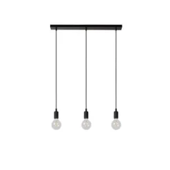 Lucide FIX MULTIPLE Pendel 3xE27/60W Zwart