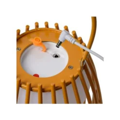 Lucide FJARA - Tafellamp Buiten - Ø 17,5 cm - LED Dimb. - 1x0,3W 3200K - IP44 - Bruin Clearance