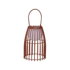 Lucide FJARA - Tafellamp Buiten - Ø 17,5 cm - LED Dimb. - 1x0,3W 3200K - IP44 - Roest bruin Online