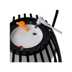 Lucide FJARA - Tafellamp Buiten - Ø 17,5 cm - LED Dimb. - 1x0,3W 3200K - IP44 - Zwart Discount