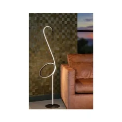 Lucide FLAMINGO Vloerlamp-Multic.-LED-14W-RGB-Staal