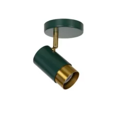 Lucide FLORIS - Plafondspot - Ø 10 cm - 1xGU10 - Groen Hot