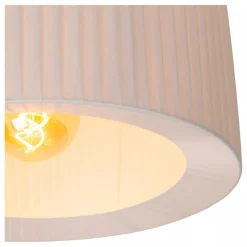 Lucide FOLD Plafonnière-Wit-Ø40-1xE27-40W-Stof Best