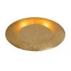 Lucide FOSKAL - Plafonnière - Ø 34,5 cm - LED - 1x12W 2700K - Mat Goud / Messing Online