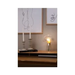 Lucide FUNGO Tafellamp-Transp.-1xE27-60W-Glas New