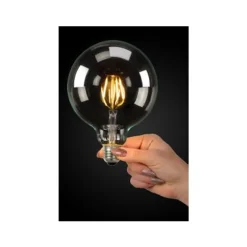 Lucide G125 - Filament lamp - Ø 12,5 cm - LED Dimb. - E27 - 1x5W 2700K - Transparant